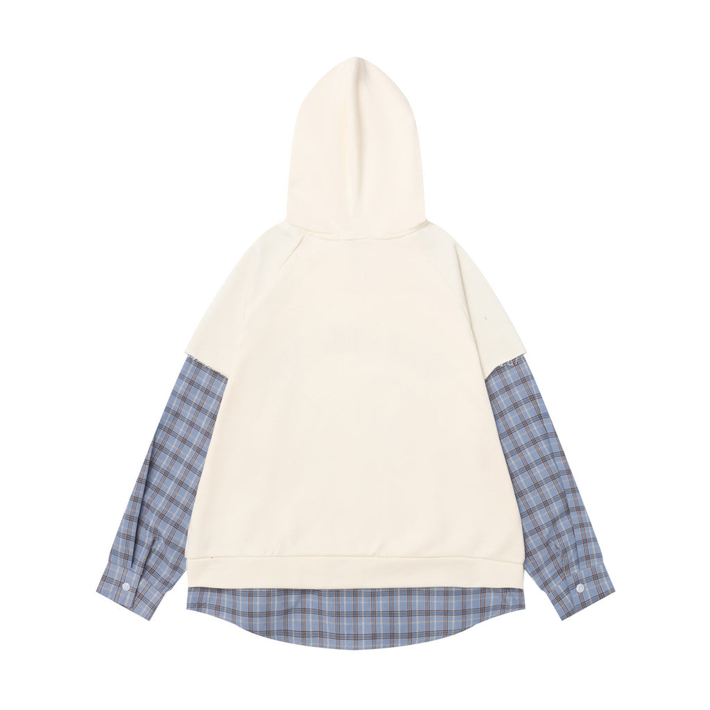 Spotted patch dog hoodie