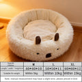 Dog Bed Winter Warm Half-Enclosed Dog Bed Pet Nest Dog Pad Pet Dog House Pet Bed Pet Enclosure